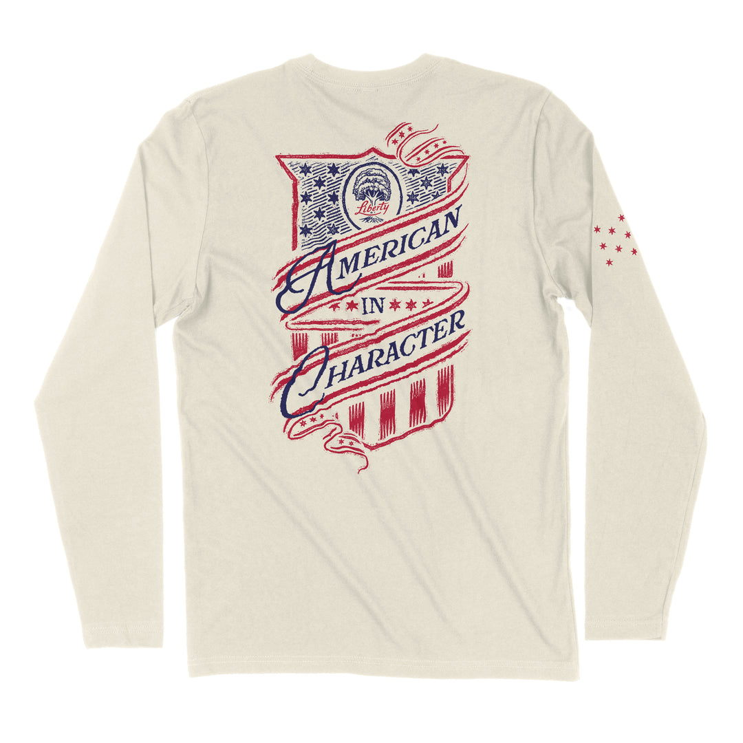 AMERICAN IN CHARACTER - MEN'S AND LADIES LONG-SLEEVE T