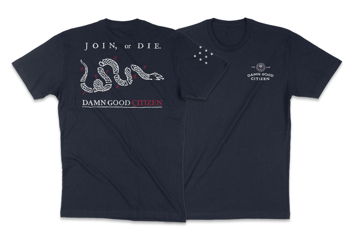 CITIZENS - JOIN OR DIE - MEN'S SHORT-SLEEVE T