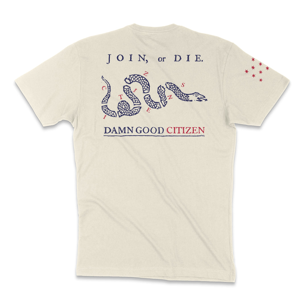 CITIZENS - JOIN OR DIE - MEN'S SHORT-SLEEVE T