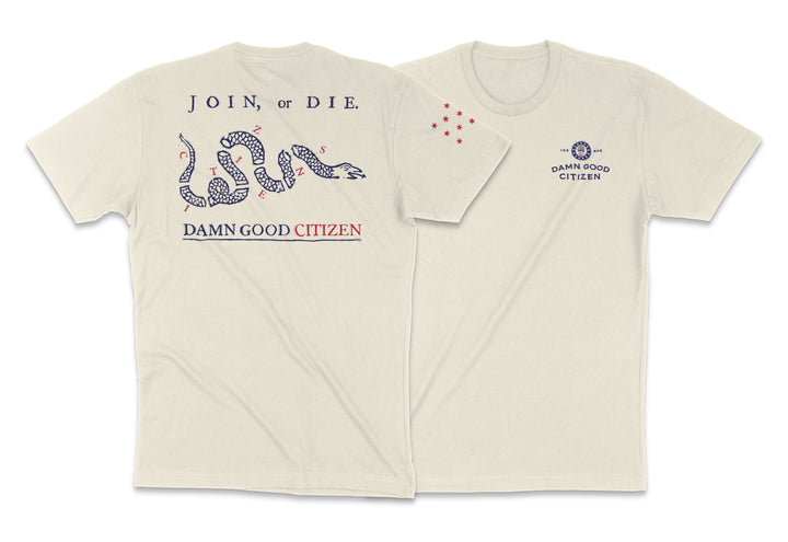 CITIZENS - JOIN OR DIE - MEN'S SHORT-SLEEVE T