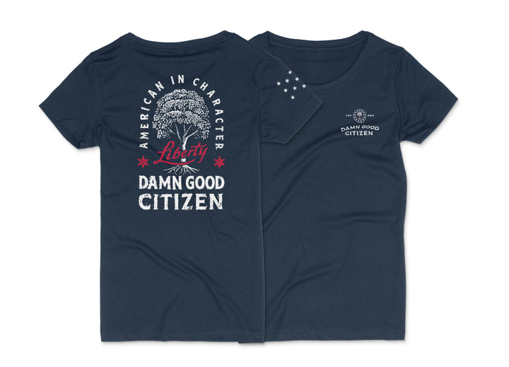 DAMN GOOD CITIZEN - LADIES SHORT-SLEEVE T