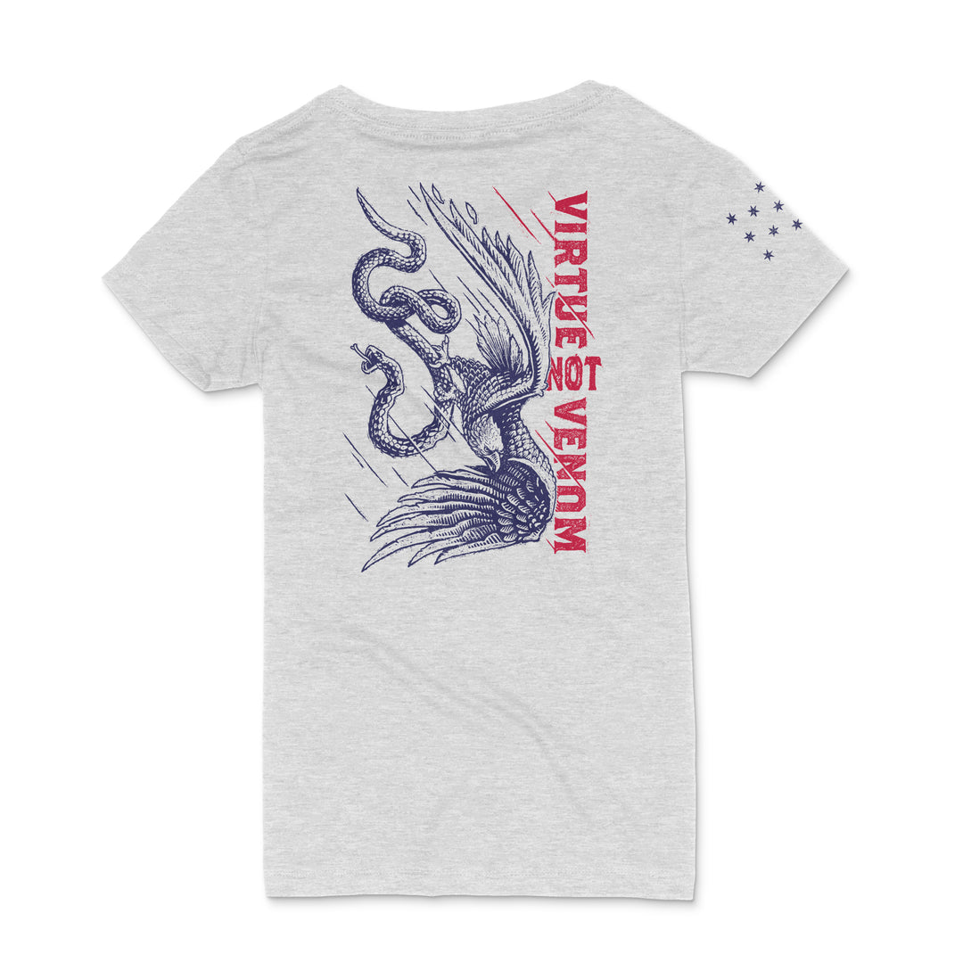 VIRTUE NOT VENOM - LADIES SHORT-SLEEVE T