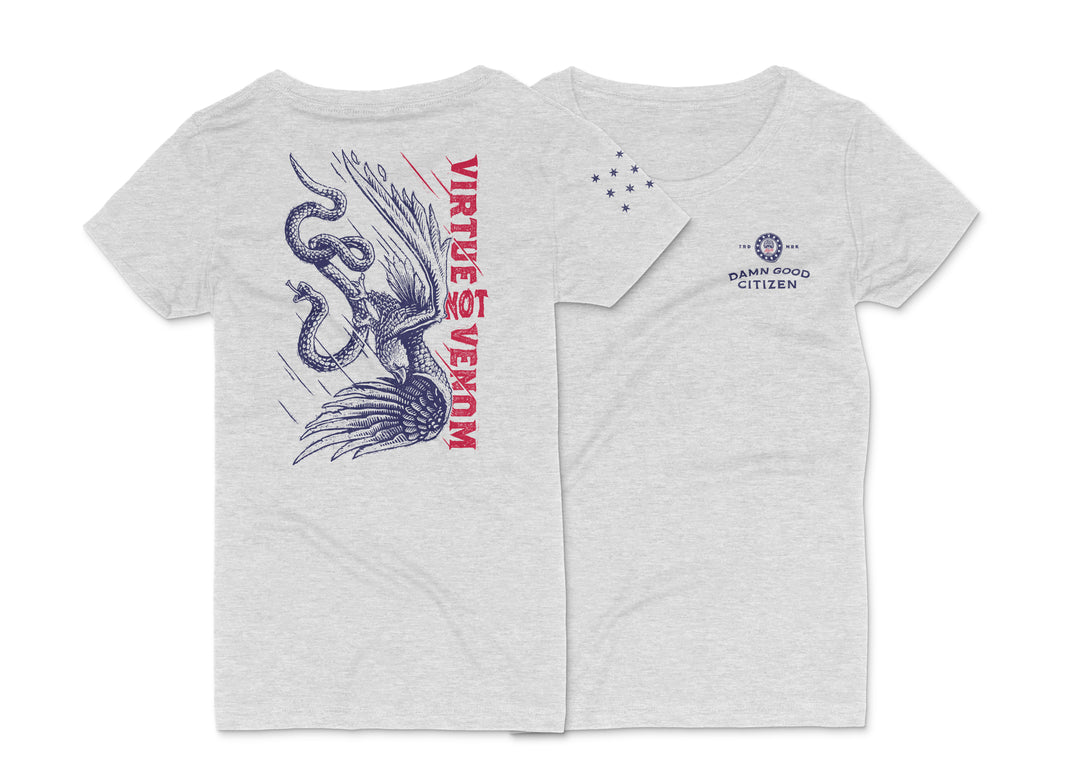 VIRTUE NOT VENOM - LADIES SHORT-SLEEVE T