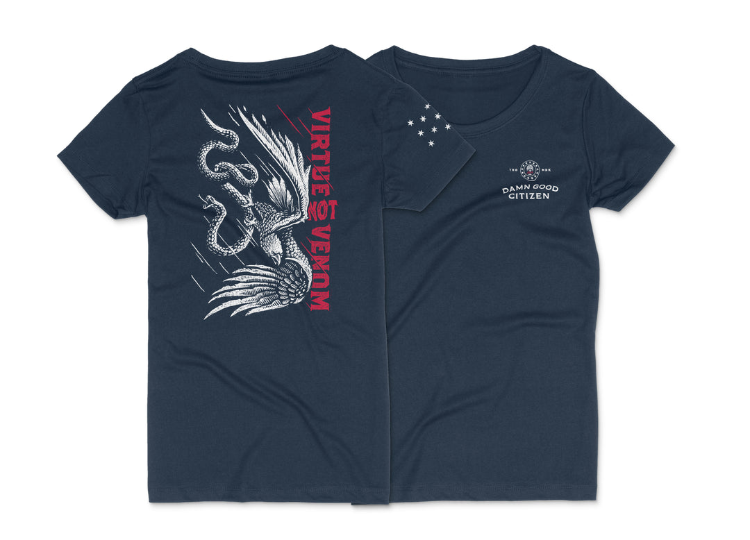 VIRTUE NOT VENOM - LADIES SHORT-SLEEVE T
