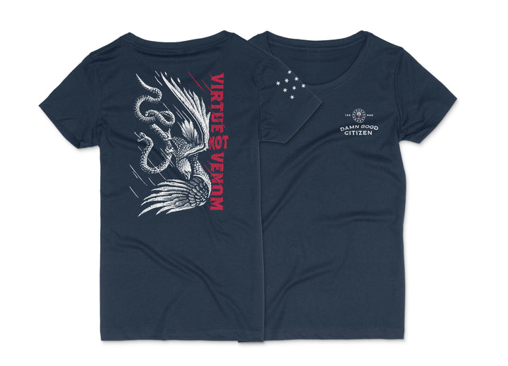 VIRTUE NOT VENOM - LADIES SHORT-SLEEVE T