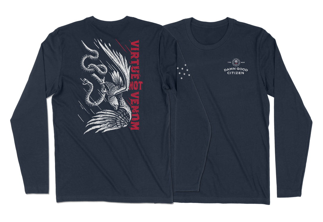 VIRTUE NOT VENOM - MEN'S AND LADIES LONG-SLEEVE T