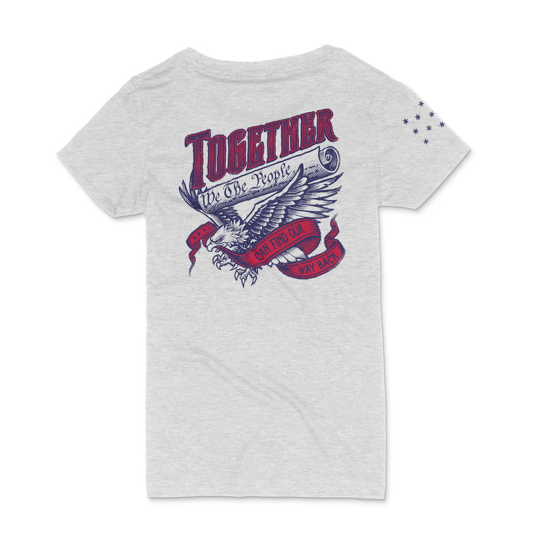 TOGETHER WE THE PEOPLE - LADIES SHORT-SLEEVE T