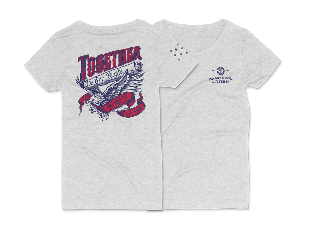 TOGETHER WE THE PEOPLE - LADIES SHORT-SLEEVE T