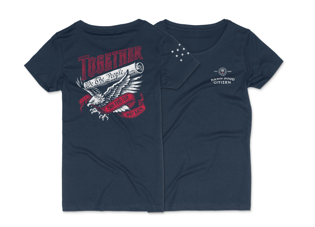 TOGETHER WE THE PEOPLE - LADIES SHORT-SLEEVE T